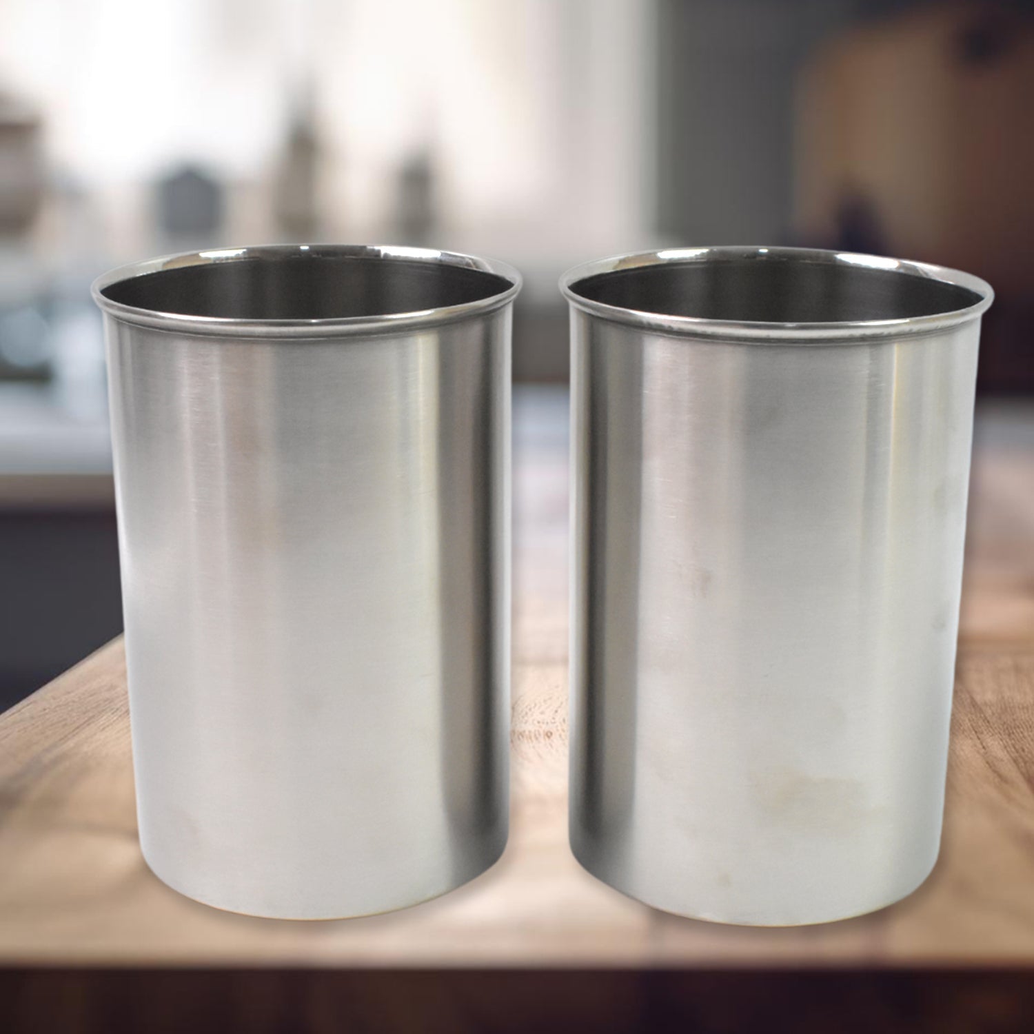 Multipurpose Stainless Steel Airtight Containers with See Through Lid (2 Pc Set / 1000 ML) Multipurpose Stainless Steel Airtight Containers with See Through Lid (2 Pc Set / 1000 ML)